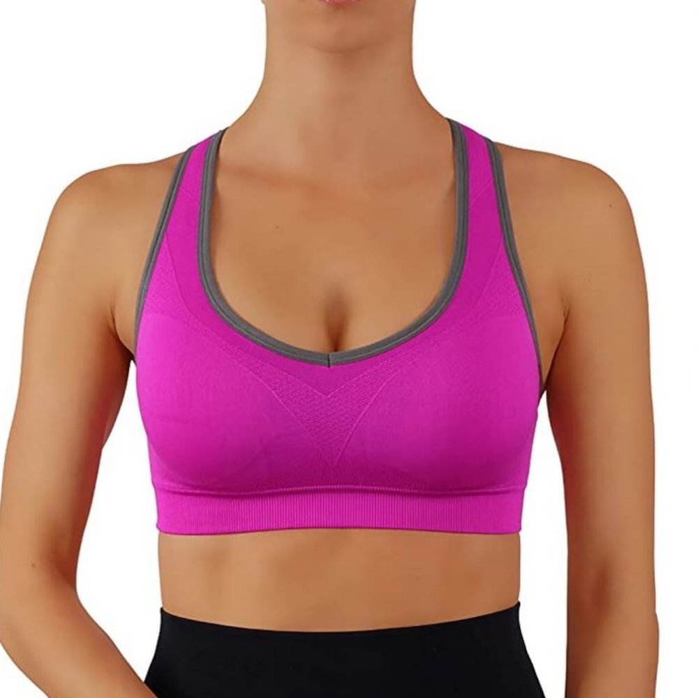 Yoga Top Comfy Sports Bra RacerBack High Impact